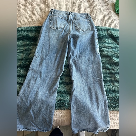 Tinseltown Blue Jeans with Colorful Patches - Picture 6 of 7